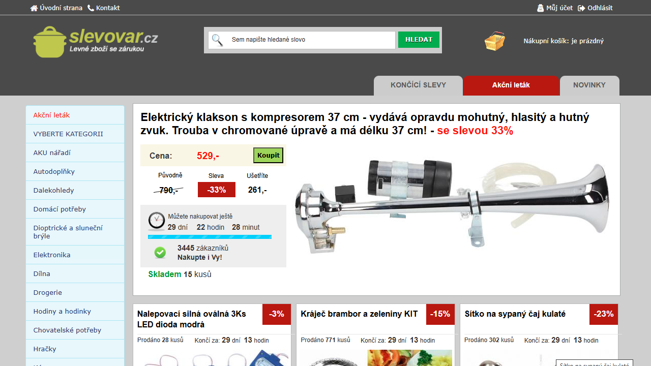 Slevovar.cz — chytré a férové nákupy online