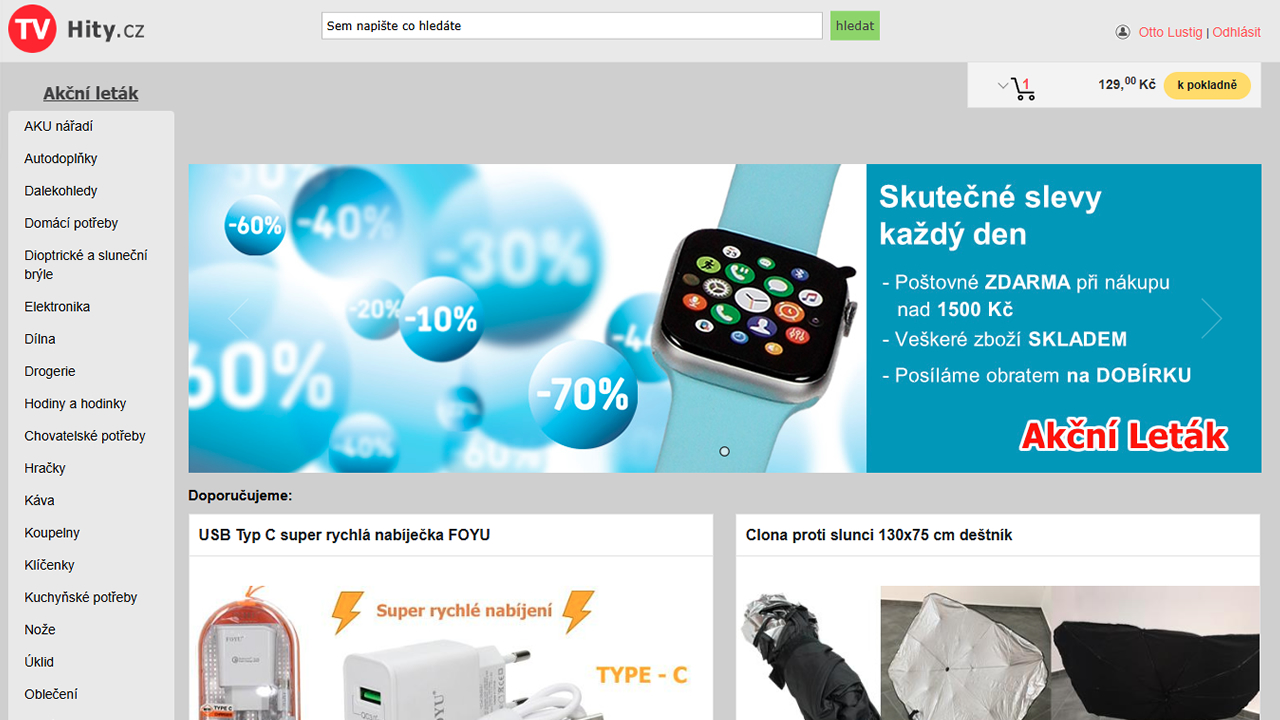 TVHity.cz — elektronika, příslušenství a chytré vychytávky