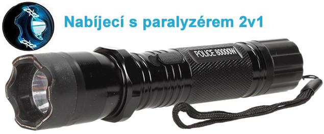 UV Led baterka v pouzdře a nabíječkou Trizand 