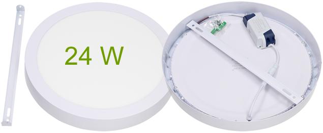 LED stropní panel zápustný 6W čtverec