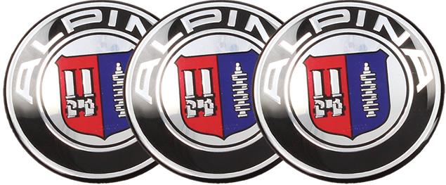 Kovová samolepka BMW Motorsport stříbrná 8x3 cm