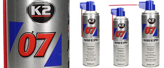 K2 07 500 ml - mazivo ve spreji