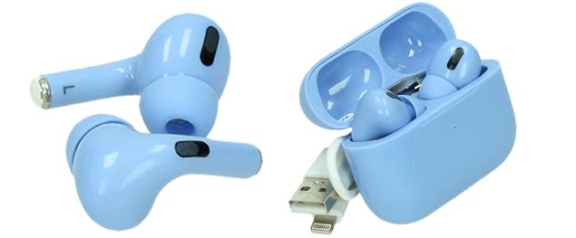 Bezdrátová bluetooth sluchátka modrá