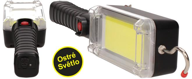 UV Led baterka v pouzdře a nabíječkou Trizand 