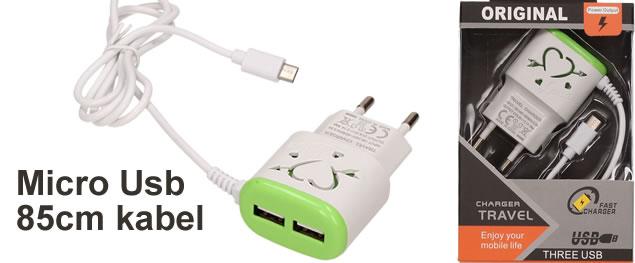 Nabíječka 3v1 Iphone 5 + 2xUSB + lampička