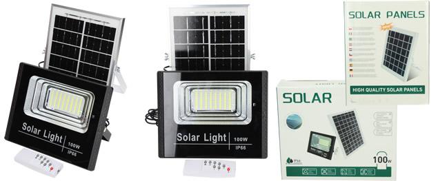 Solární systém LED reflektor 150W s dálkovým ovladačem