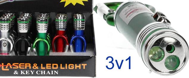 UV Led baterka v pouzdře a nabíječkou Trizand 