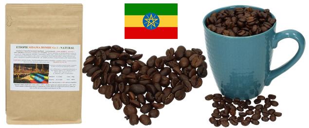 Zrnková Káva ETIOPIE YIRGACHEFFE Gr. 2