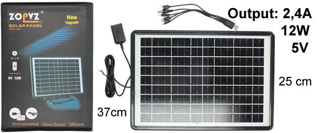 Nabíječka 3v1 Iphone 5 + 2xUSB + lampička