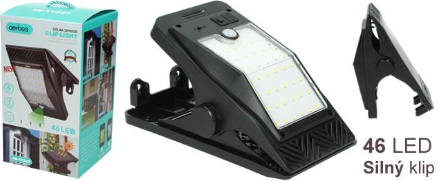 Solární světlo s pohybovým senzorem BK-100B COB
