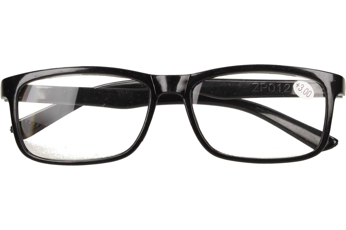 Dioptrické brýle +3,00 černé