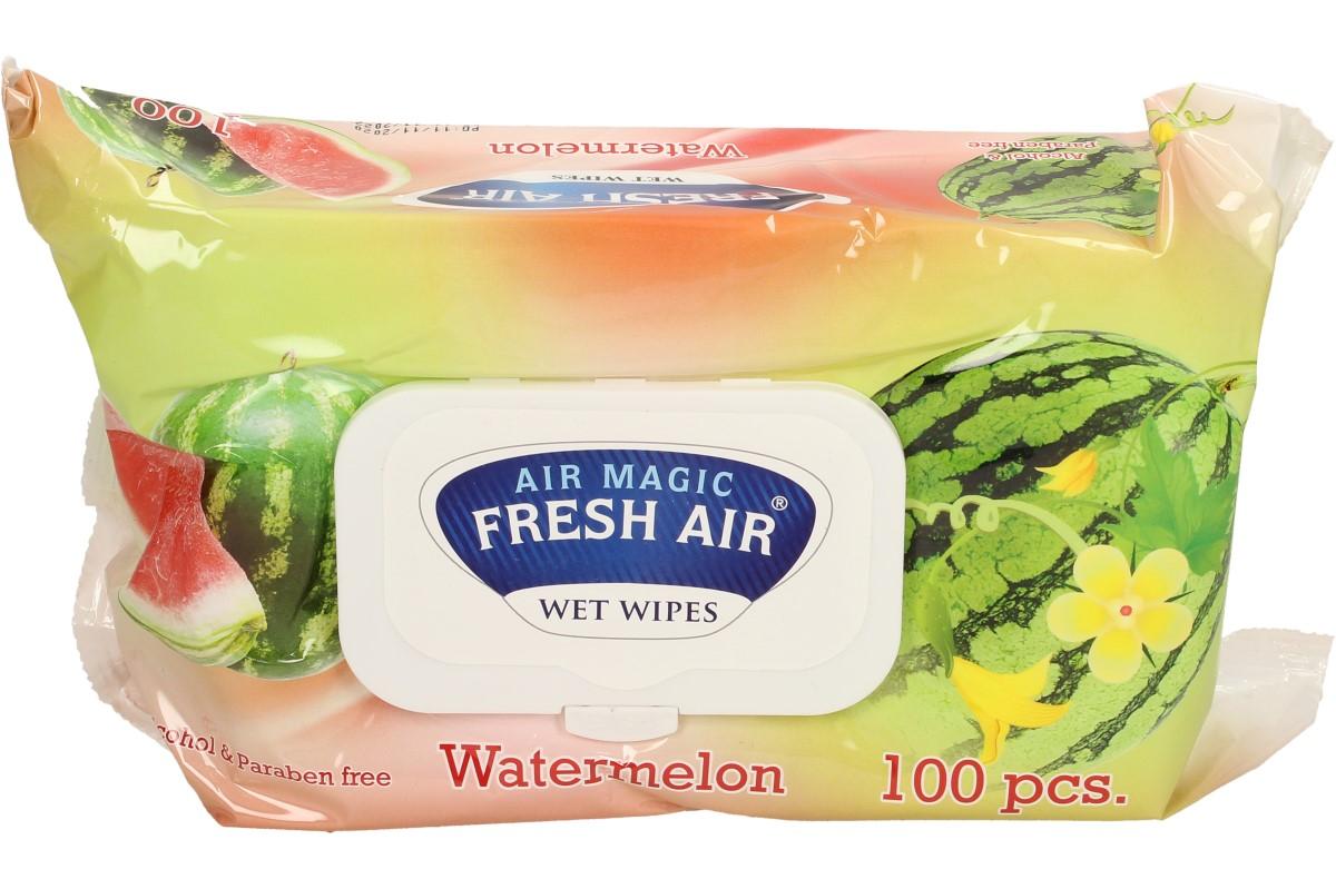 Fresh Air vlhčené ubrousky 100ks Watermelon