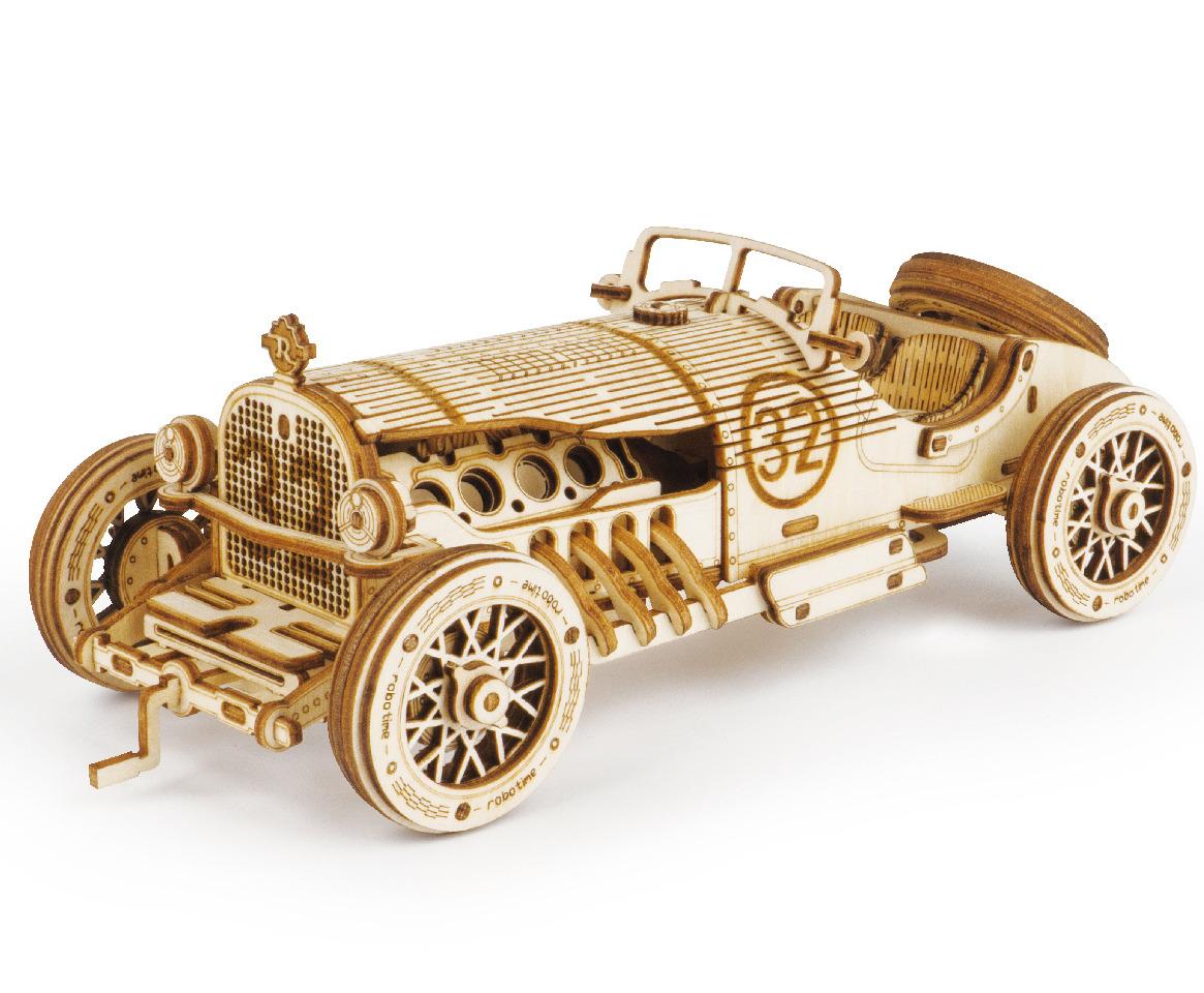 Dřevěná stavebnice Grand Prix car