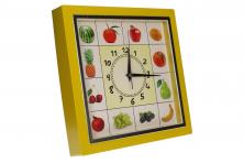Foto 5 - Nástěnné hodiny FLORINA VEGA ovoce a zelenina ručičkové