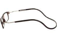 Foto 5 - Dioptrické brýle s magnetem hnědé +3,50