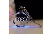 Foto 5 - Klíčenka skleněná LED - Audi