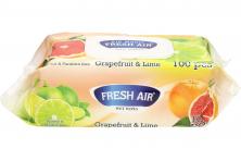 Foto 5 - Fresh Air vlhčené ubrousky 100ks Grapefruit & Lime