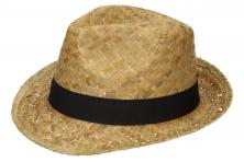 Foto 5 - Slaměný kovbojský klobouk s černým páskem nejmenší