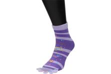Foto 5 - Ponožky Toe Socks Fialové s designem