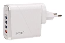 Foto 5 - Rychlonabíjecí adaptér FO-1024 3.4A+QC 3.0 Fast Charger 4x USB port
