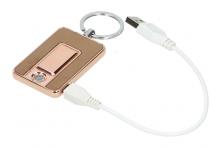 Foto 5 - USB zapalovač zlatý na klíče