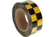 Foto 5 - Reflexní lepící páska 25m žlutá-černá