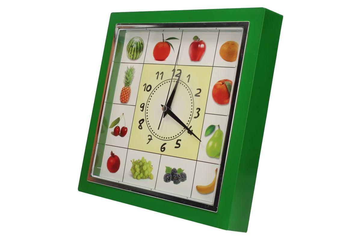Nástěnné hodiny FLORINA VEGA ovoce a zelenina ručičkové