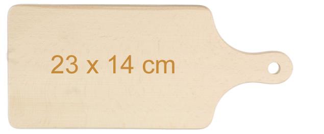 Dřevěná medonoska 18 cm
