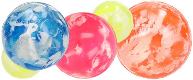 Vzorované různobarevné balonky