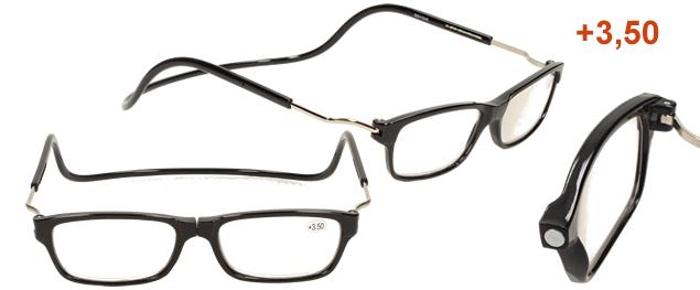 Dioptrické brýle s antireflexní vrstvou černé +3,50