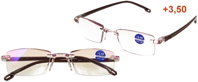 Dioptrické brýle s antireflexní vrstvou černé +1,00