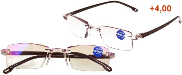 Dioptrické brýle s antireflexní vrstvou černé +3,00