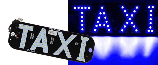 LED světelná značka UBER 19x17cm do Autozapalovače Bílá